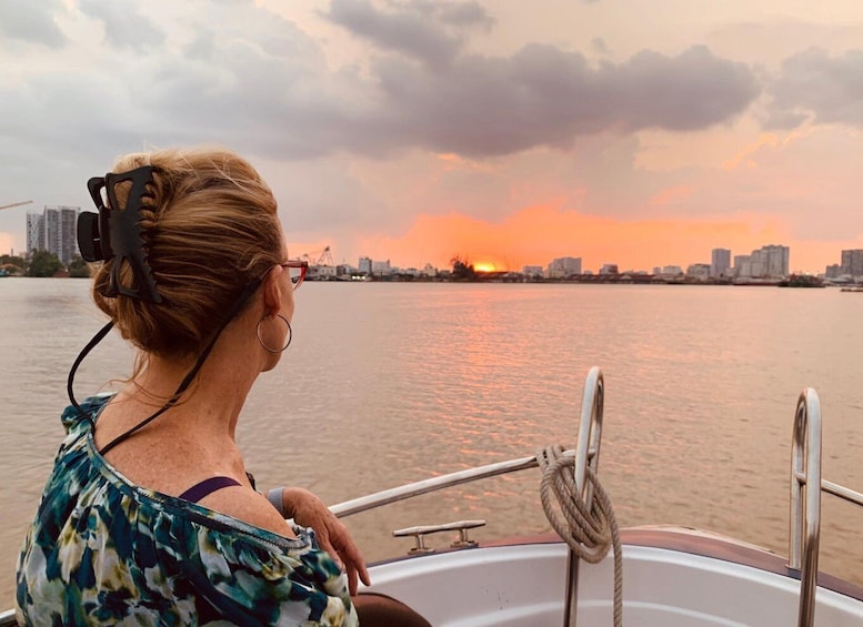 Picture 4 for Activity Ho Chi Minh City: Luxury Sunset Speedboat Tour with Cocktail