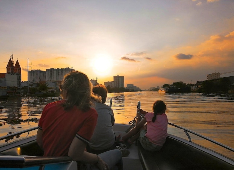 Picture 3 for Activity Ho Chi Minh City: Luxury Sunset Speedboat Tour with Cocktail