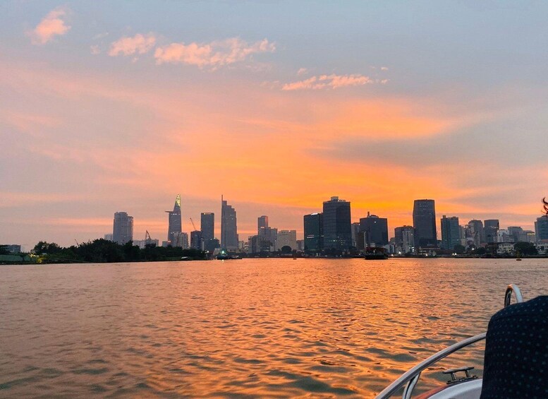 Picture 7 for Activity Ho Chi Minh City: Luxury Sunset Speedboat Tour with Cocktail