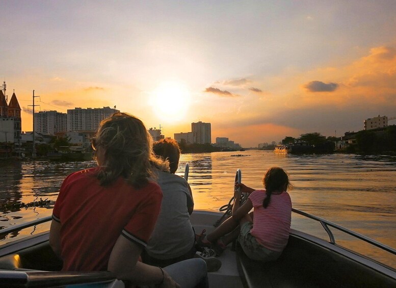 Picture 5 for Activity Ho Chi Minh City: Luxury Sunset Speedboat Tour with Cocktail