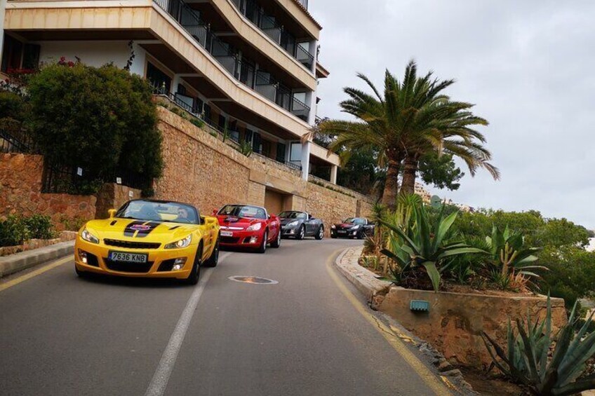 2.5h tour of Mallorca Driving Cabrio GT 300CV Car