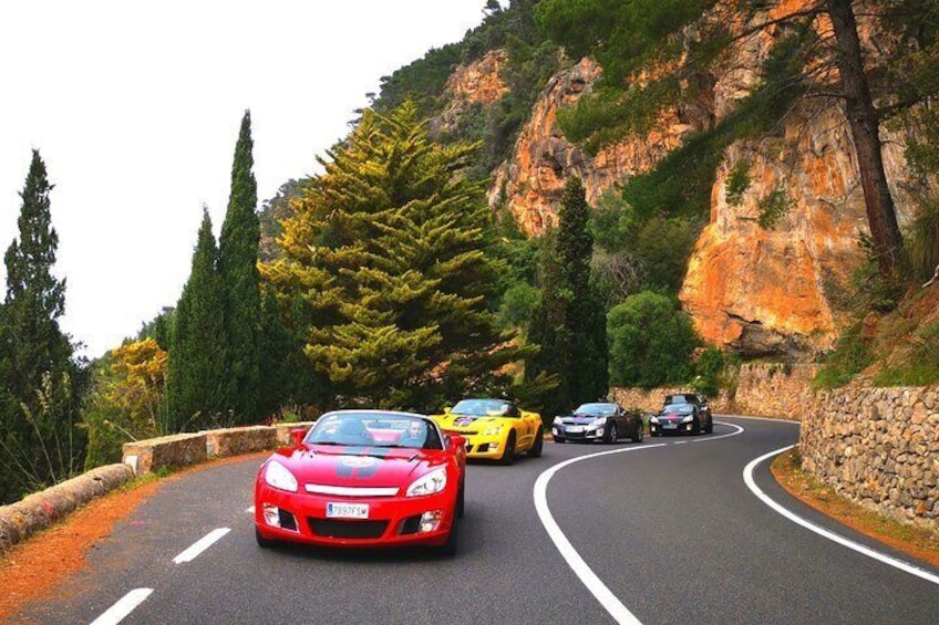 2.5h tour of Mallorca Driving Cabrio GT 300CV Car