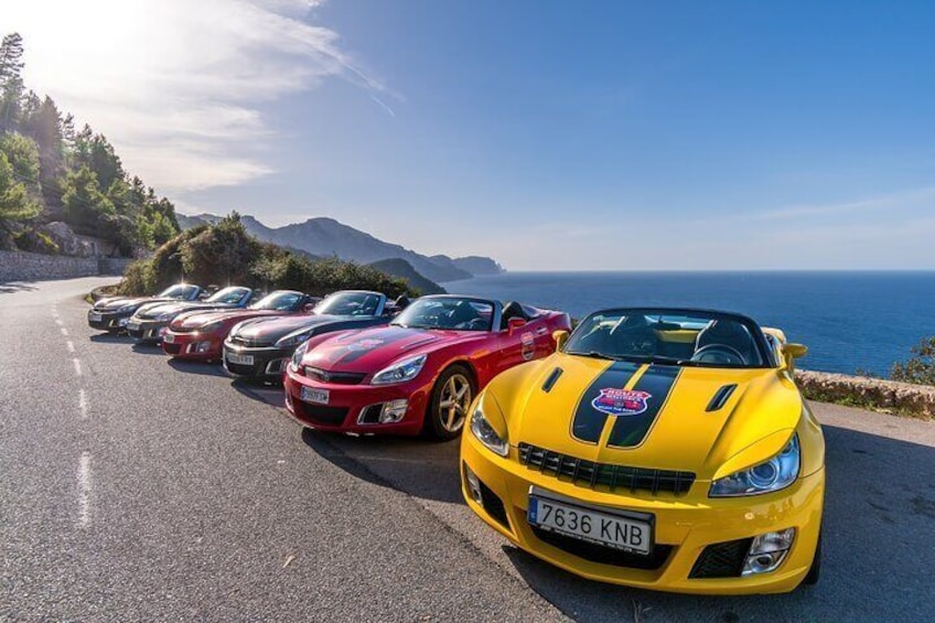 2.5h excursion through Mallorca Driving GT Cabrio Car