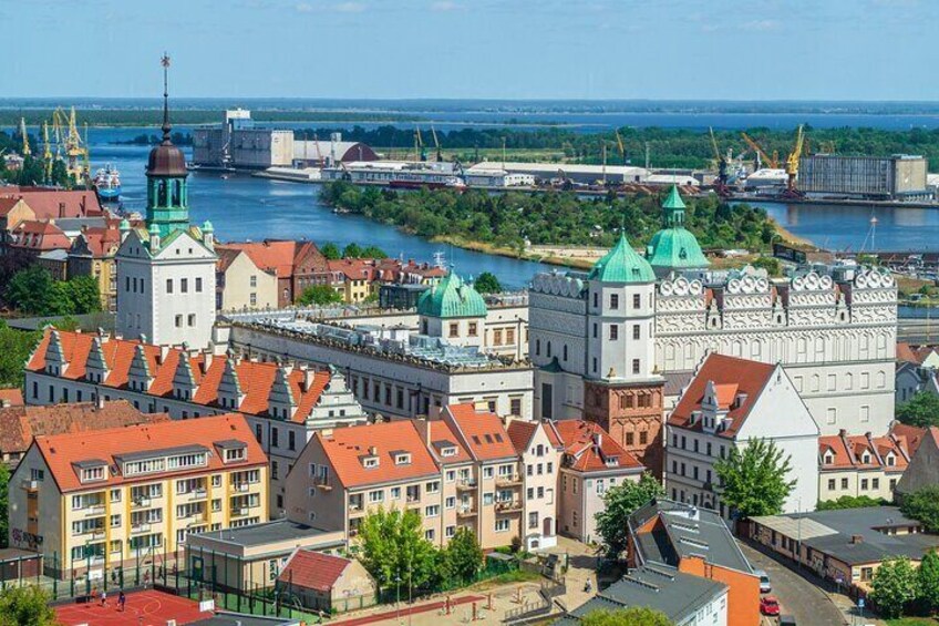 Bike Tour of Szczecin Old Town, Top Attractions and Nature