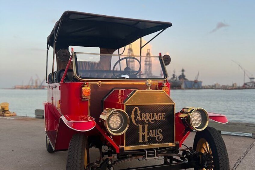 See the city's most haunted buildings as you tour from the safety of A Carriage Haus Replica Model T Cart!
