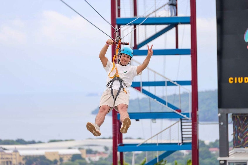 Picture 4 for Activity Panama City: Zip Line Experience Over The City & a Cocktail