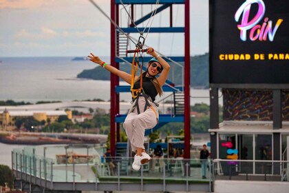 Panama City: Zip Line Experience Over The City & a Cocktail