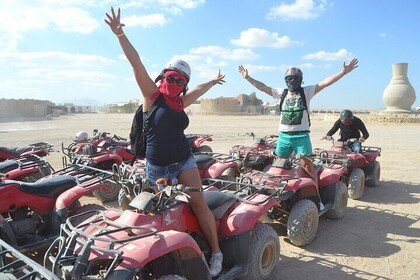 5-Hours Quad Bike Safari Desert with Oriental show in Hurghada