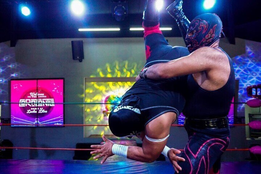 Mexican Wrestling Lucha Libre Tacos y Margaritas
