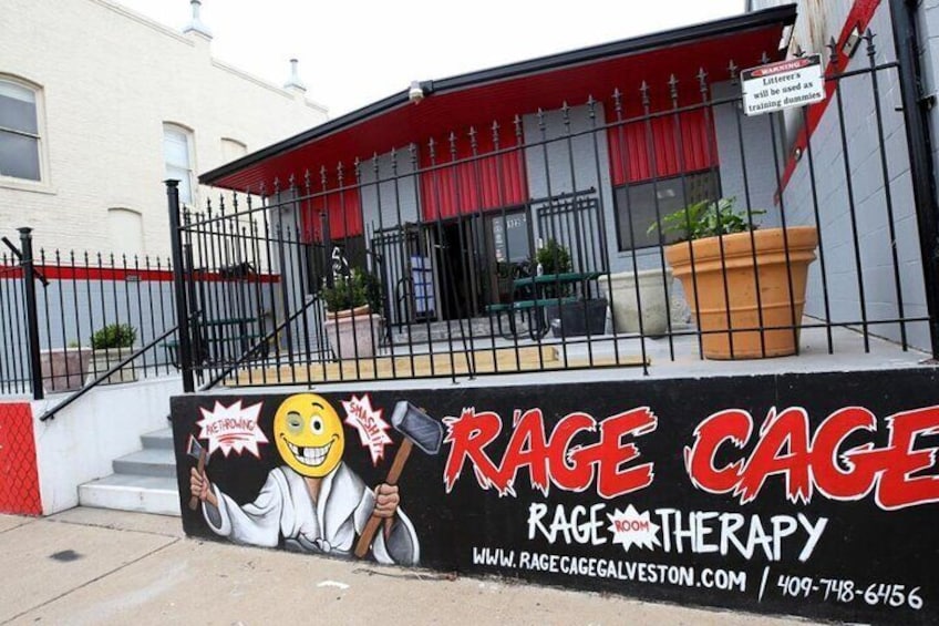  Break Room at Rage Cage Galveston