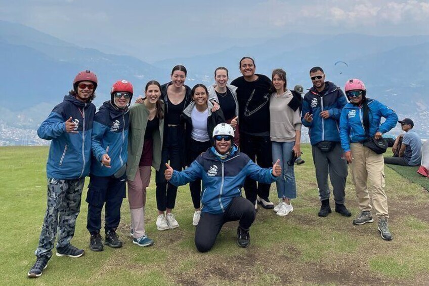  Paragliding Paragliding in Medellin BlueSky.