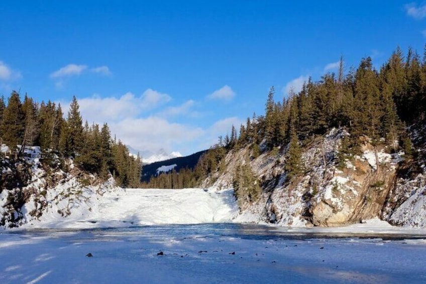 Frozen Bow Falls