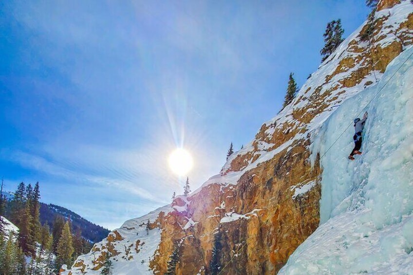 Learn to Ice Climb! Guided Tours with Lessons for All Abilities