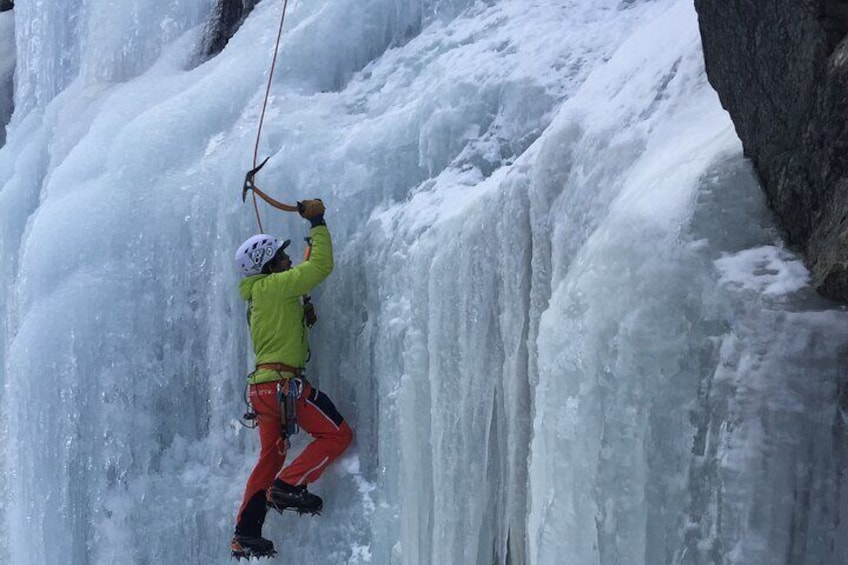 Learn to Ice Climb! Guided Tours with Lessons for All Abilities