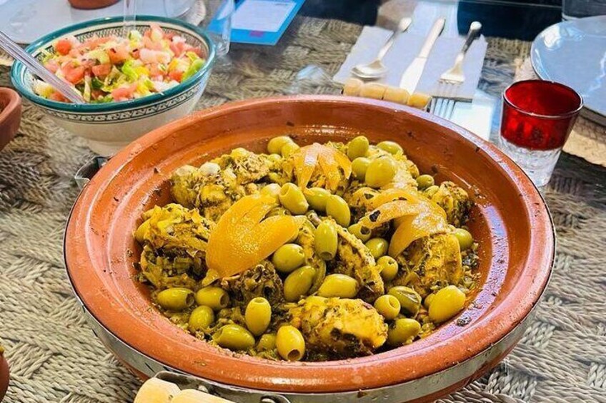 Moroccan Cooking Class for Lunch or Dinner in our Cozy Kitchen