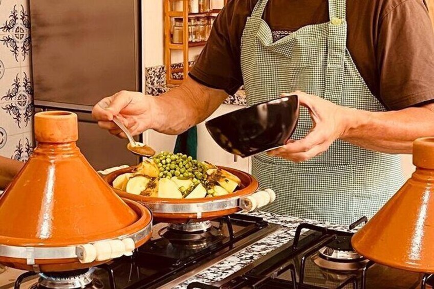 Marrakech Cooking Class for Lunch or Dinner in our Cozy Kitchen