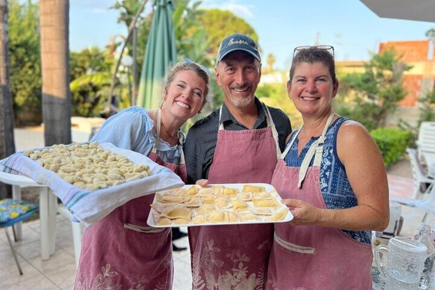 Ortigia market tour & cooking class at seaside area Arenella