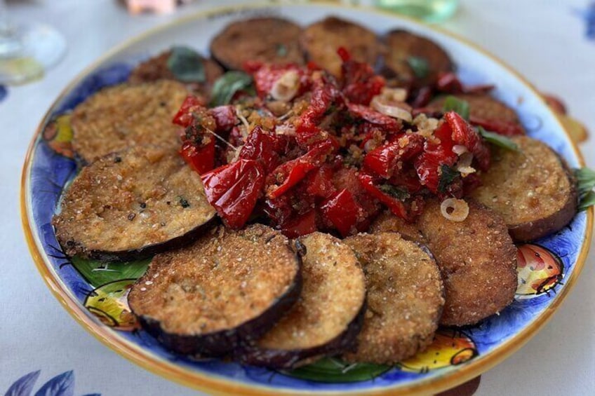 Ortigia market tour & cooking class at seaside area Arenella