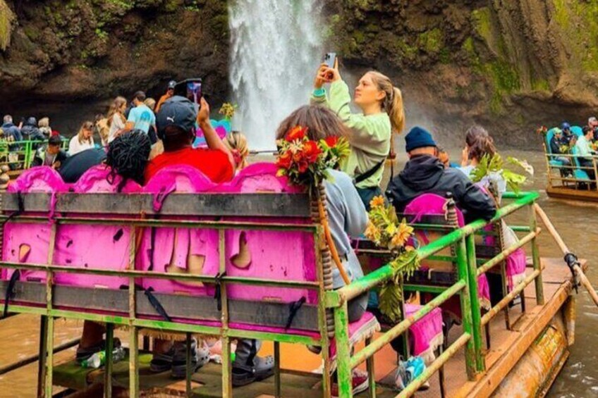 Marrakech : Ouzoud Waterfalls Guided Tour & Boat Ride