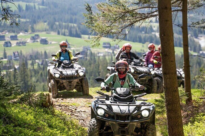 Zakopane ATV Adventure - 3-hour Guided Tour on Quads with bonfire