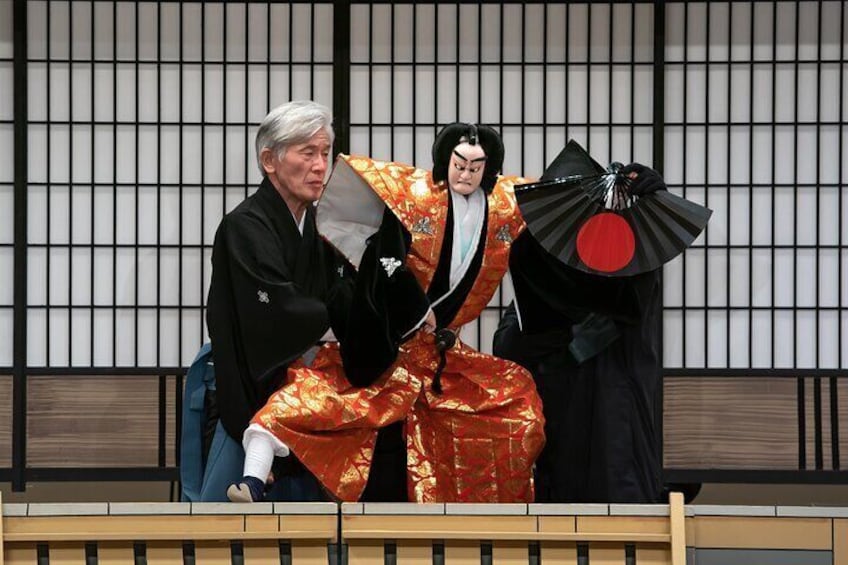 Bunraku Performance by National Theatre in Toyocho, Tokyo