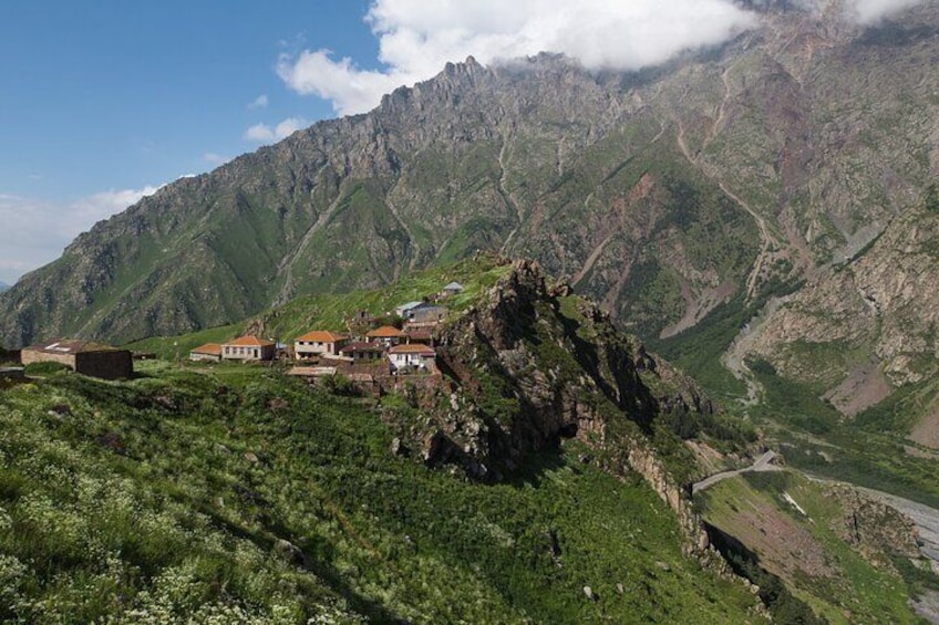 Dariali Gorge and Waterfalls from Kazbegi Half-Day Tour