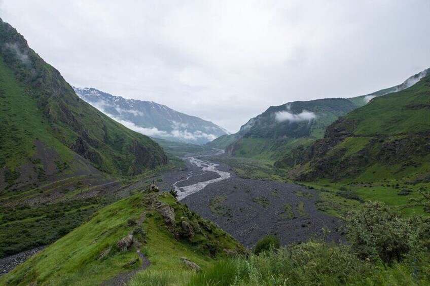 Dariali Gorge and Waterfalls from Kazbegi Half-Day Tour
