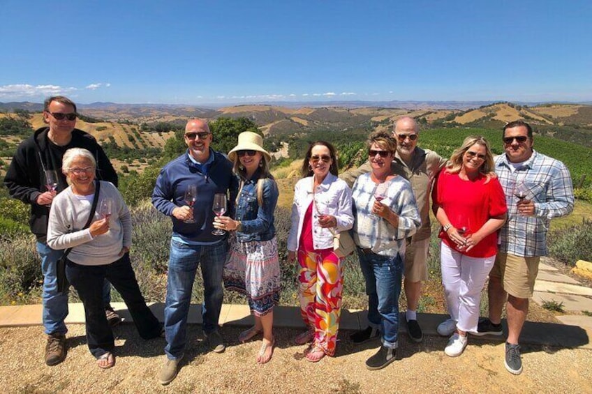 Tasting on top of the world at DAOU Estates with Destination Drivers.