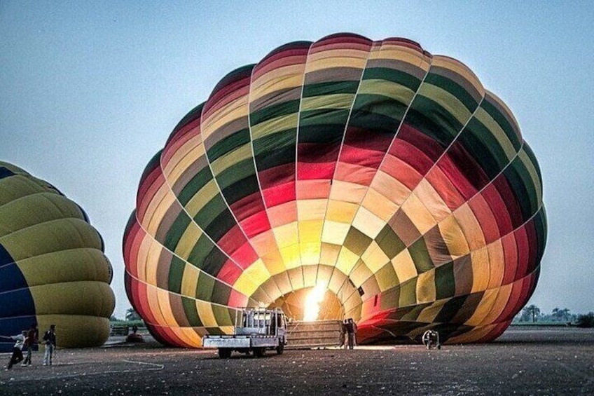 Sunrise Hot Air Balloon Ride in Luxor, Egypt