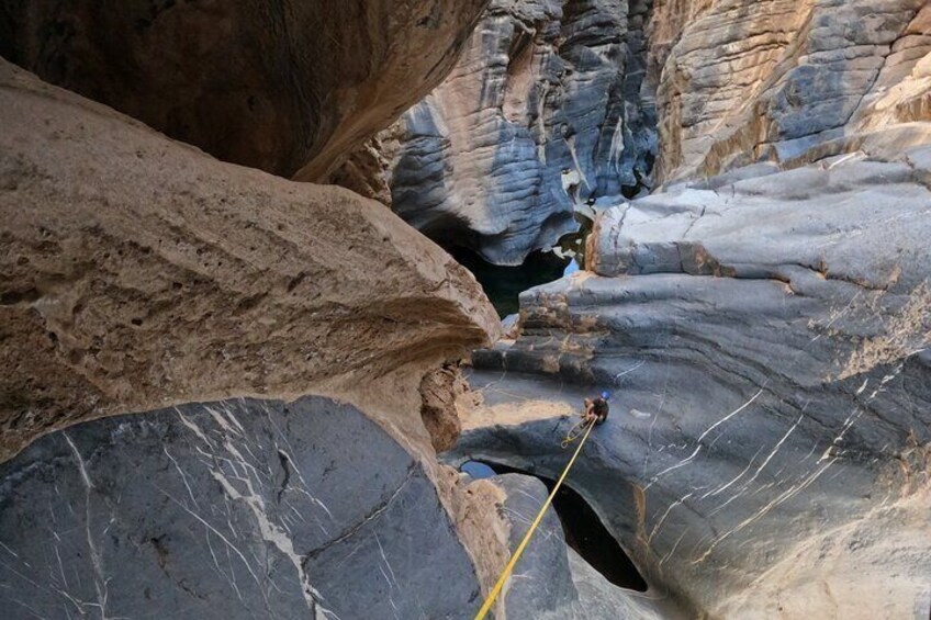 Adventure Tour through Snake Canyon (Wadi Bani Awf) - Long Route