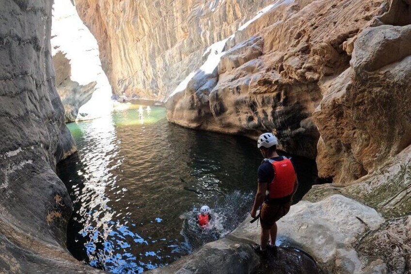 Adventure Tour through Snake Canyon (Wadi Bani Awf) - Long Route