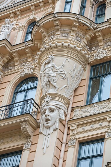 Picture 7 for Activity Walking Tour of Riga's Beautiful Art Nouveau Architecture