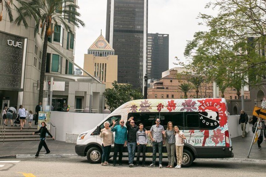 Downtown LA! Seeing Hollywood, Celebrity Homes, Beverly Hills, Santa Monica, Venice Beach, and Downtown LA on our Best Coast Tours LA Tour!