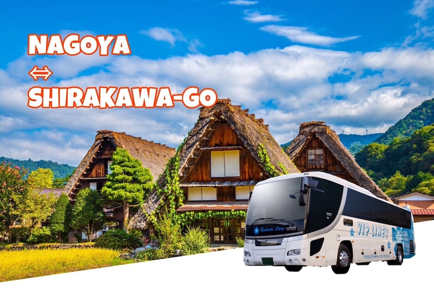 Round Trip Bus Tour from Nagoya to Shirakawa-go