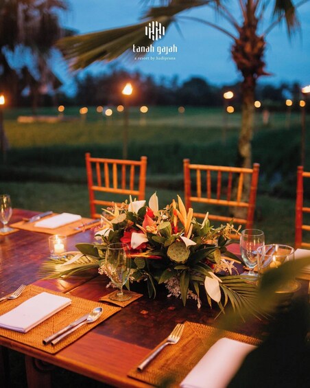 Romantic Dinner at Tanah Gajah Ubud Bali