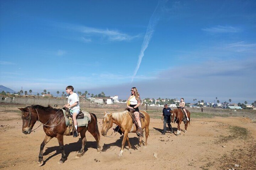 Private excursion to the bufadora and horseback riding on the beach