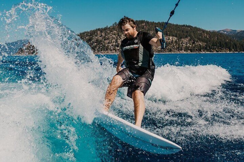 3-Hour Private Wakesurf Charter on Lake Tahoe