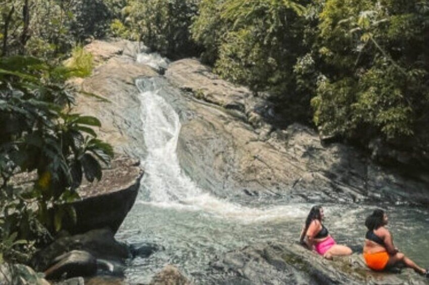Private National Rainforest Creeks Ponds and Natural Slides Tour 