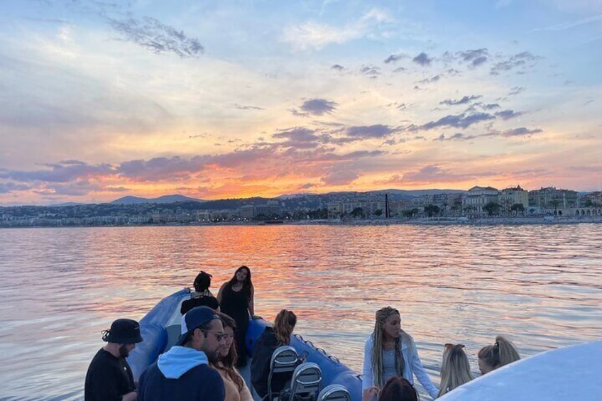 Excursion Boat Sunset Aperitif Promenade des Anglais