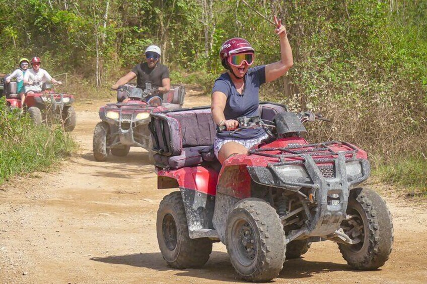  ATV 4×4+Snorkeling+Beach Club+ Lunch+Sabores de Cozumel