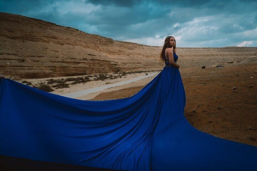 4 Hours Private Photoshoot in Giza with Flying Dress