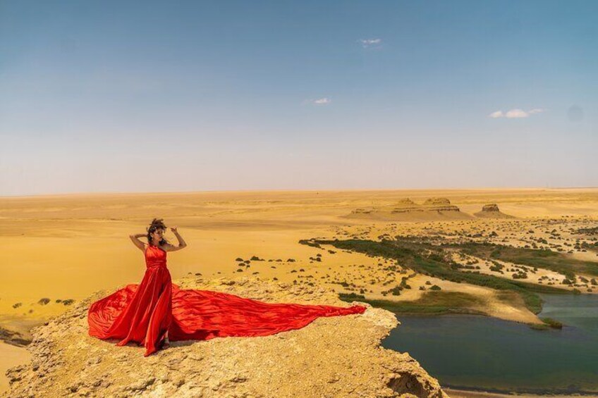 4 Hours Private Photoshoot in Giza with Flying Dress