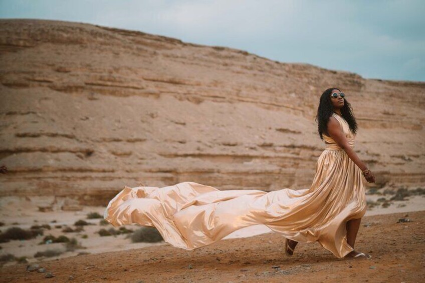 4 Hours Private Photoshoot in Giza with Flying Dress