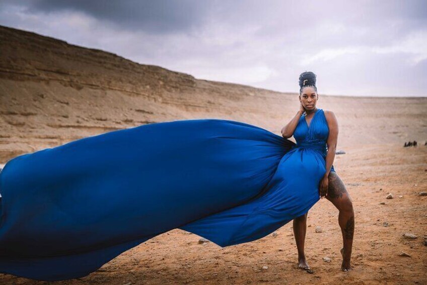 4 Hours Private Photoshoot in Giza with Flying Dress