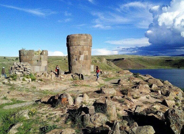 From Puno: Sillustani Tombs and Tourist View Point Puma