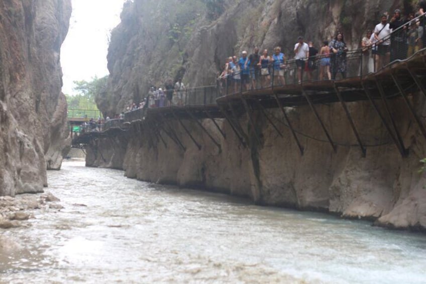 Saklikent Gorge and Gizlikent Waterfall Tour By Safari Cars