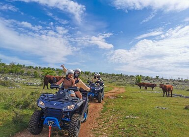 Split: Dalmatian Hinterland Quad Tour, Swimming & BBQ Lunch