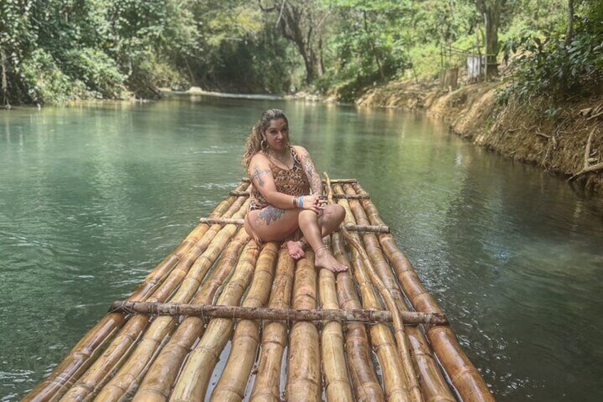 Martha Brae Bamboo River Rafting & Horse Back Riding Private Tour