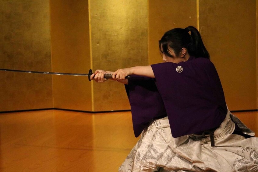 Picture 10 for Activity Kyoto: Samurai Kenbu Traditional Sword Dancing Show