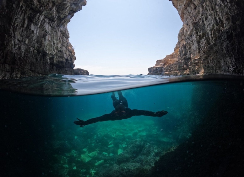 Picture 2 for Activity From Fažana: snorkeling at sea cave and Brijuni Island